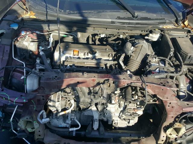 5J6RM4H7XDL031212 - 2013 HONDA CR-V EXL 栗色 照片 7