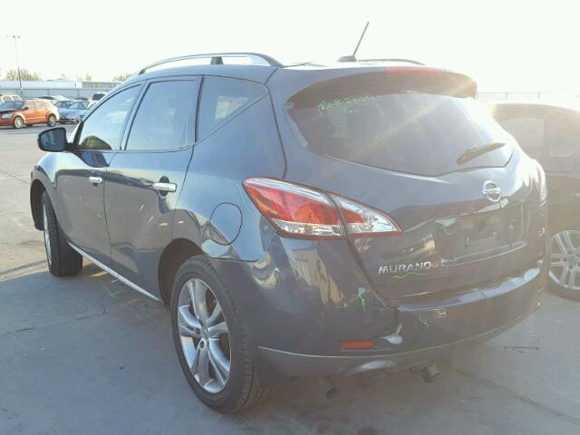 JN8AZ1MU0BW068249 - 2011 NISSAN MURANO S GRAY photo 3