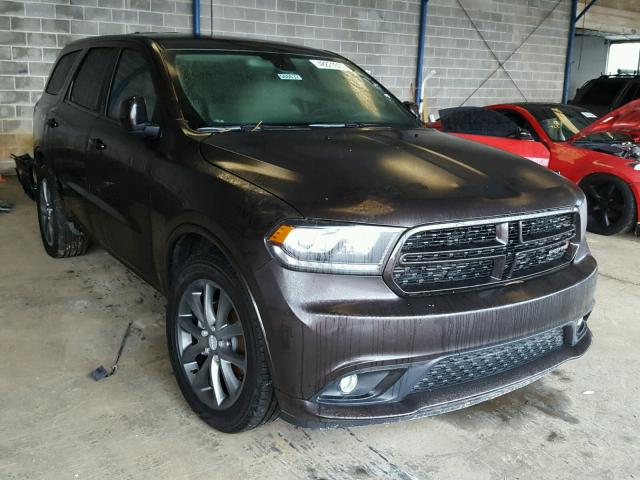 1C4RDHDG4HC600760 - 2017 DODGE DURANGO GT BROWN photo 1