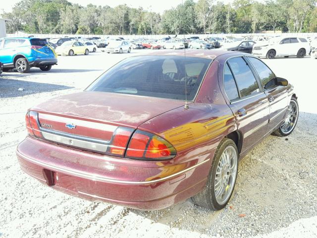 2G1WL52M1W9334138 - 1998 CHEVROLET LUMINA BAS BURGUNDY photo 4