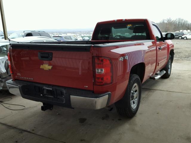 1GCNKSE0XDZ160960 - 2013 CHEVROLET SILVERADO RED photo 4