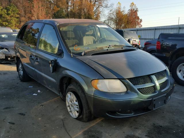 1B4GP45302B595926 - 2002 DODGE CARAVAN SP GRAY photo 1