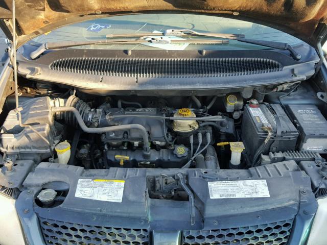 1B4GP45302B595926 - 2002 DODGE CARAVAN SP GRAY photo 7