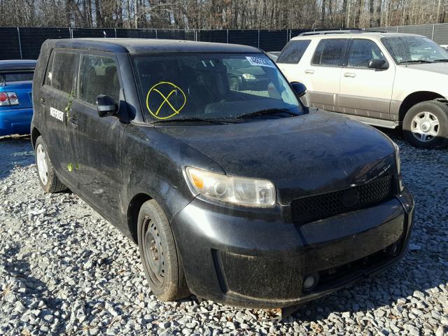 JTLKE50E881045331 - 2008 TOYOTA SCION XB BLACK photo 1