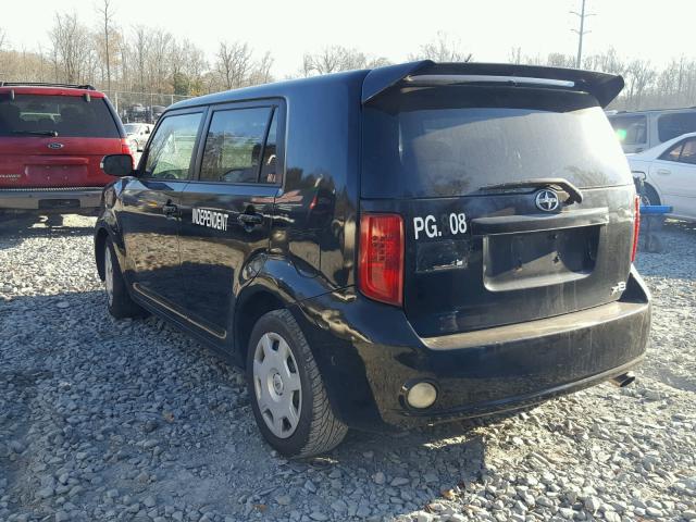 JTLKE50E881045331 - 2008 TOYOTA SCION XB 黑色 照片 3