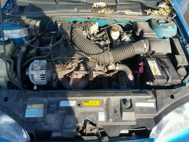 1G1JF5246T7172425 - 1996 CHEVROLET CAVALIER L TURQUOISE photo 7