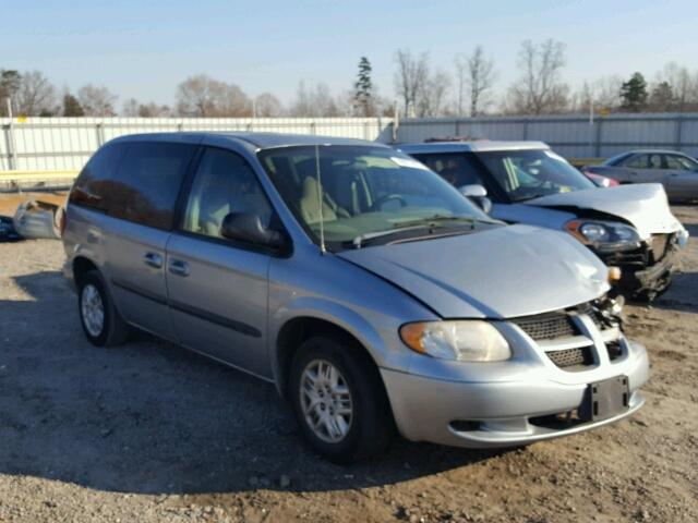 1D4GP45303B158709 - 2003 DODGE CARAVAN SP BLUE photo 1