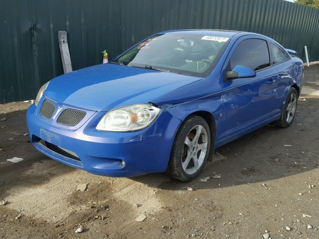 1G2AN18B487132655 - 2008 PONTIAC G5 GT BLUE photo 2