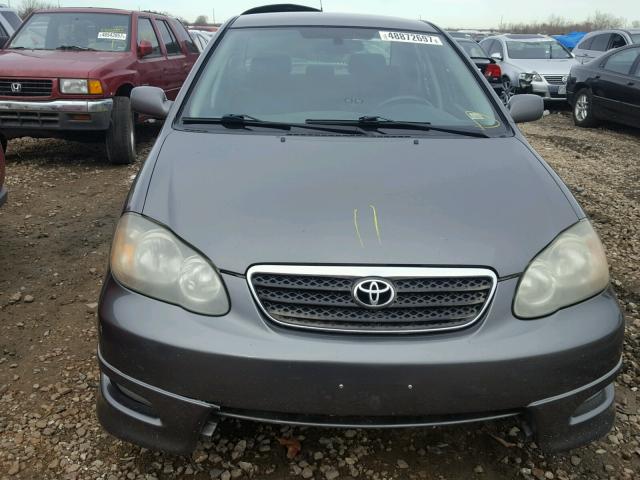 2T1BR32E75C465865 - 2005 TOYOTA COROLLA CE GRAY photo 7