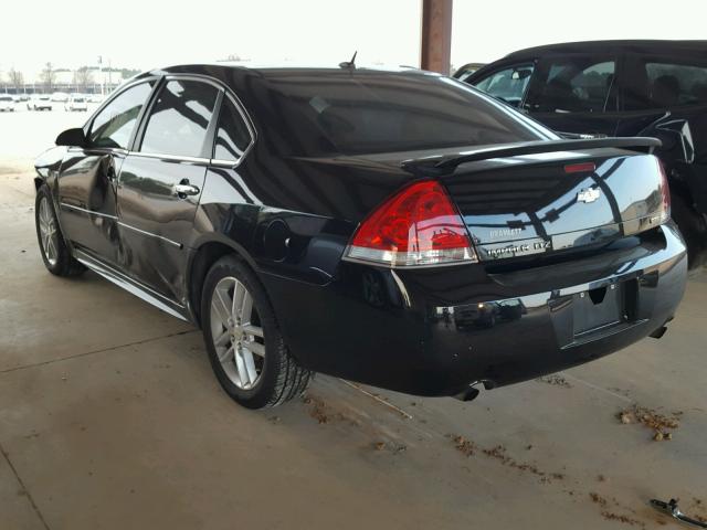 2G1WC5E38E1118206 - 2014 CHEVROLET IMPALA LIM BLACK photo 3