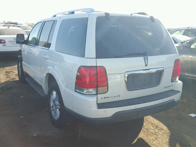 5LMEU88H64ZJ41040 - 2004 LINCOLN AVIATOR 白色 照片 3