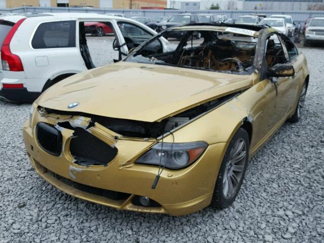 WBAEH73474B190750 - 2004 BMW 645 CI AUT GOLD photo 2