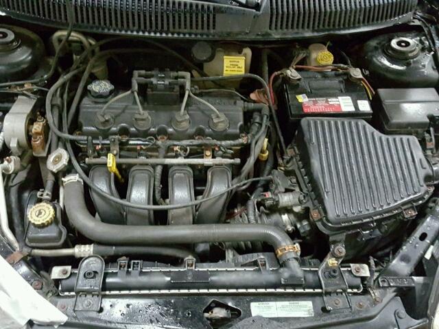 1B3ES56C25D142415 - 2005 DODGE NEON SXT BLACK photo 7