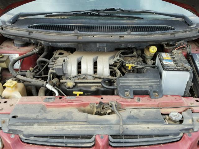 1B4GP45R6VB235486 - 1997 DODGE CARAVAN SE RED photo 7