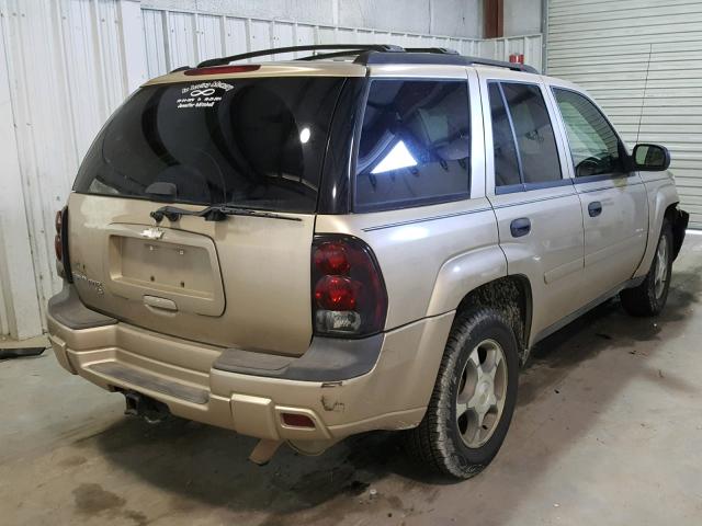 1GNDS13S462352226 - 2006 CHEVROLET TRAILBLAZE GOLD photo 4