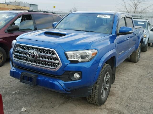 5TFDZ5BN7HX023520 - 2017 TOYOTA TACOMA DOU BLUE photo 2