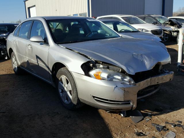 2G1WT58K589110170 - 2008 CHEVROLET IMPALA LT SILVER photo 1