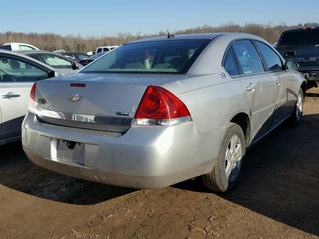 2G1WT58K589110170 - 2008 CHEVROLET IMPALA LT SILVER photo 4