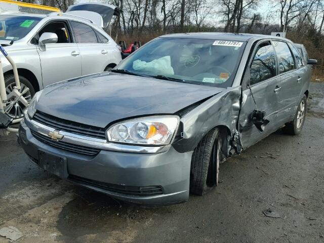 1G1ZT64834F212338 - 2004 CHEVROLET MALIBU MAX GRAY photo 2