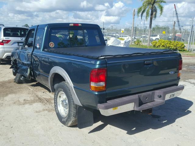 1FTCR15X3TTA42552 - 1996 FORD RANGER SUP GREEN photo 3