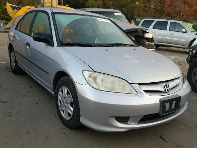 2HGES16375H578673 - 2005 HONDA CIVIC DX V SILVER photo 1