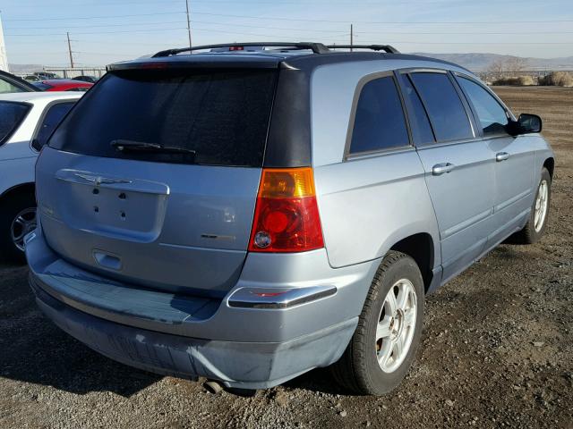 2C8GF68415R660891 - 2005 CHRYSLER PACIFICA T BLUE photo 4