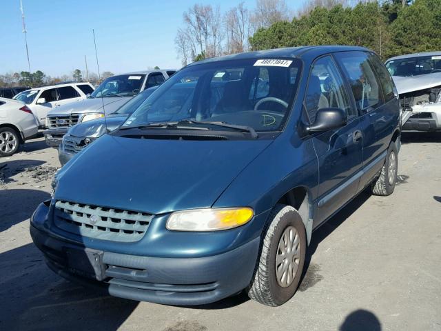 2P4FP25B4YR583505 - 2000 PLYMOUTH VOYAGER GREEN photo 2