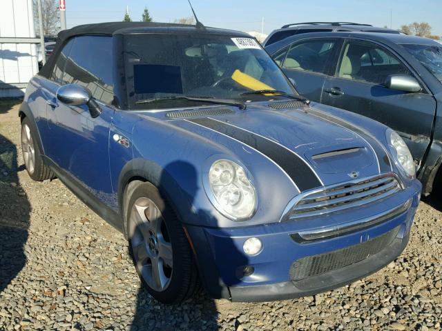 WMWRH33445TF82321 - 2005 MINI COOPER S BLUE photo 1