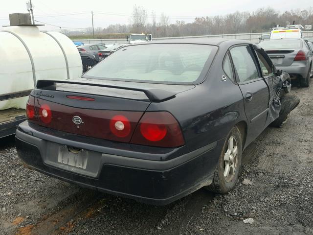 2G1WH52K539269645 - 2003 CHEVROLET IMPALA LS BLACK photo 4