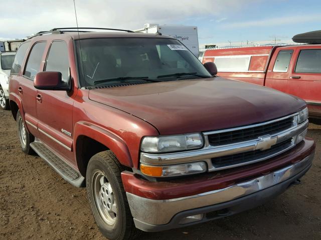 1GNEK13Z63J232883 - 2003 CHEVROLET TAHOE K150 BURGUNDY photo 1