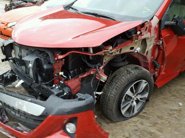 2T3WFREV4GW270839 - 2016 TOYOTA RAV4 XLE RED photo 9