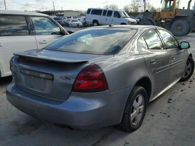 2G2WP582371173023 - 2007 PONTIAC GRAND PRIX SILVER photo 4