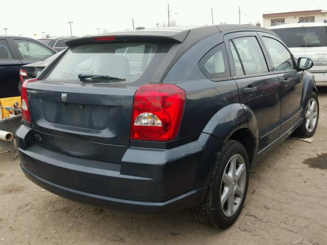 1B3HB28B37D428289 - 2007 DODGE CALIBER BLUE photo 4