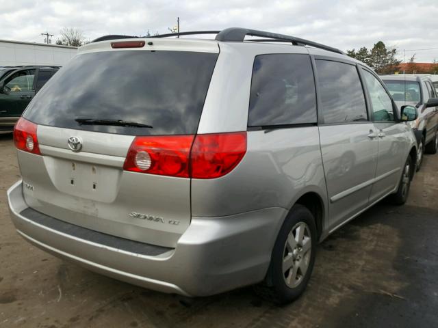 5TDZK23C08S118058 - 2008 TOYOTA SIENNA CE TAN photo 4