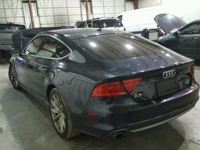 WAU2GAFC6DN076811 - 2013 AUDI A7 PRESTIG BLUE photo 3