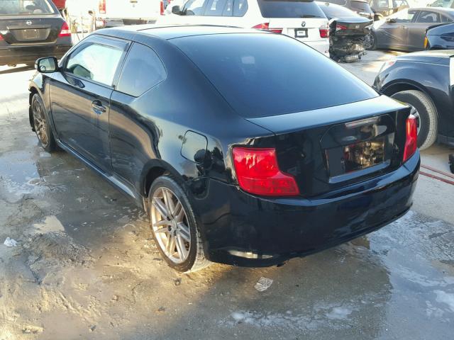 JTKJF5C72B3006465 - 2011 TOYOTA SCION TC BLACK photo 3