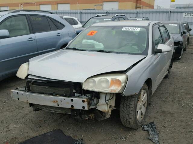 1G1ZT51F06F220168 - 2006 CHEVROLET MALIBU LT SILVER photo 2