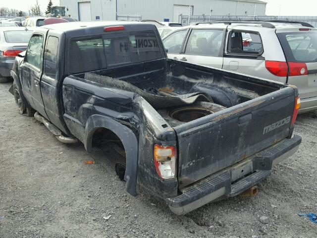 4F4ZR47E99PM00902 - 2009 MAZDA B4000 CAB BLACK photo 3