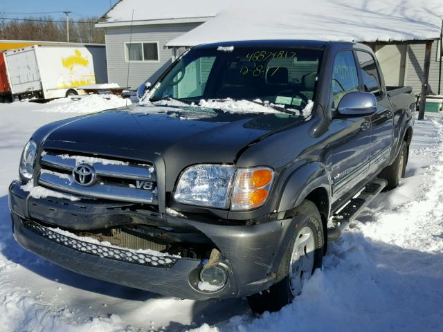 5TBDT441X4S457641 - 2004 TOYOTA TUNDRA DOU GRAY photo 2