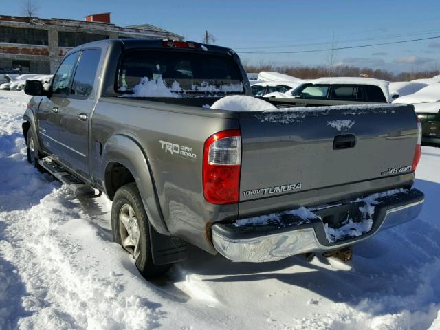 5TBDT441X4S457641 - 2004 TOYOTA TUNDRA DOU GRAY photo 3