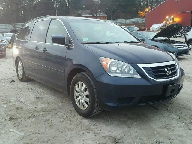 5FNRL38769B400791 - 2009 HONDA ODYSSEY EX BLUE photo 1