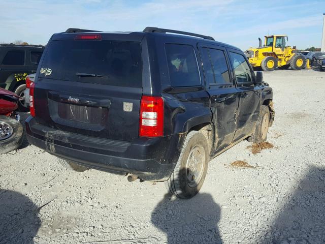 1C4NJPBA7ED789071 - 2014 JEEP PATRIOT SP BLACK photo 4