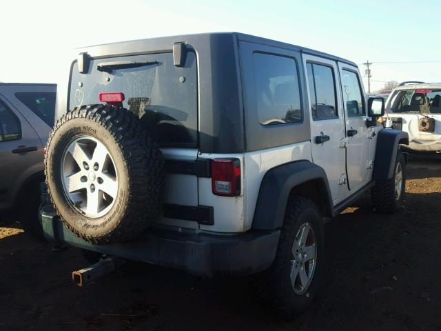 1J4BA6H18AL223144 - 2010 JEEP WRANGLER U SILVER photo 4