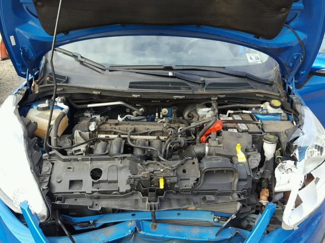 3FADP4BJ9DM223060 - 2013 FORD FIESTA SE BLUE photo 7