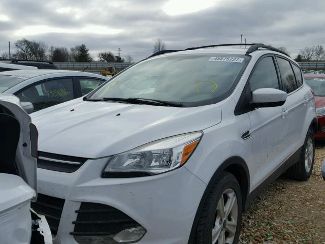 1FMCU9GX0DUB10078 - 2013 FORD ESCAPE SE WHITE photo 2