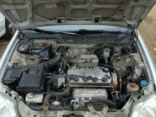 1HGEJ8249YL105438 - 2000 HONDA CIVIC EX SILVER photo 7