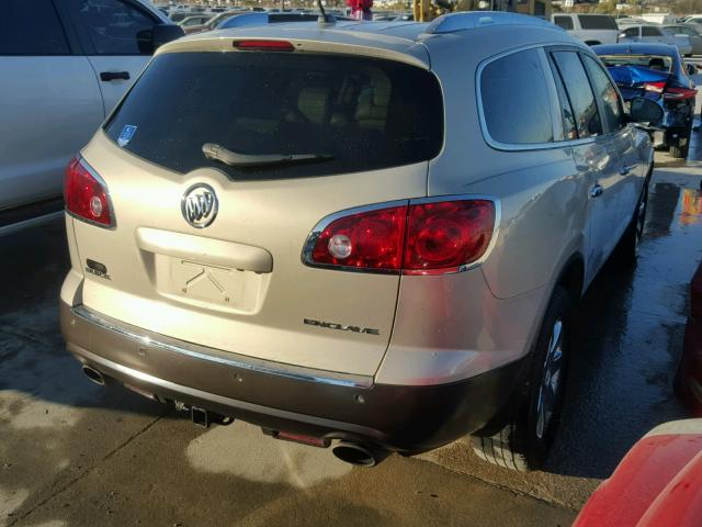 5GAER23728J253697 - 2008 BUICK ENCLAVE CX GOLD photo 4