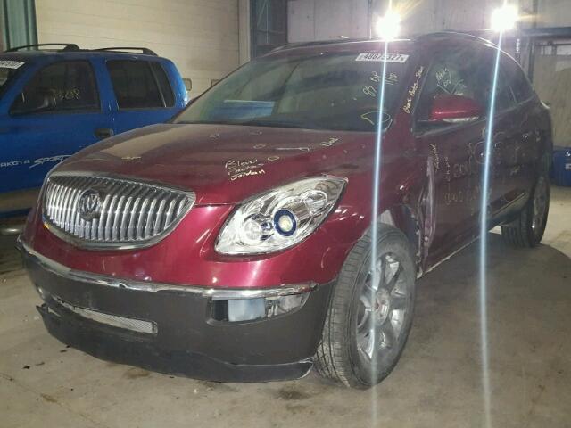 5GAEV23748J176262 - 2008 BUICK ENCLAVE CX RED photo 2