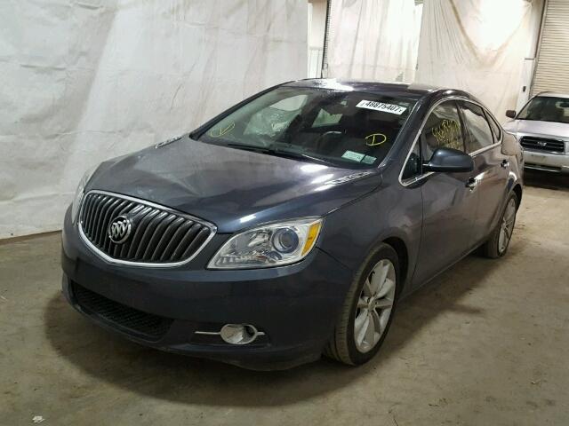 1G4PP5SK5D4151755 - 2013 BUICK VERANO BLUE photo 2