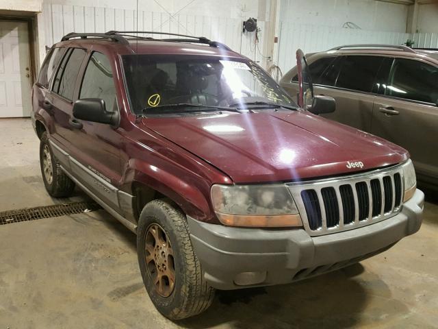 1J4G258S5XC655642 - 1999 JEEP GRAND CHER BURGUNDY photo 1